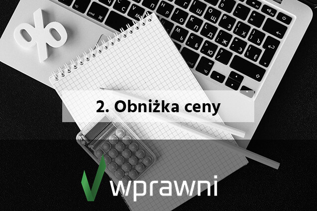 wprawni obniżka ceny za usługę